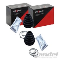 2X Maxgear Achsmanschetten Satz Radseitig Passend FüR CitroËN C-ELYSEE C1 C2 C3