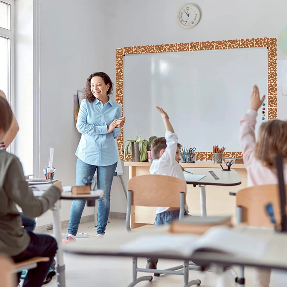 80 Piezas Tablón de Anuncios Estampado Animal Fronteras África Safari Leopardo Cebra Tigre Gira Foto 4 de 4