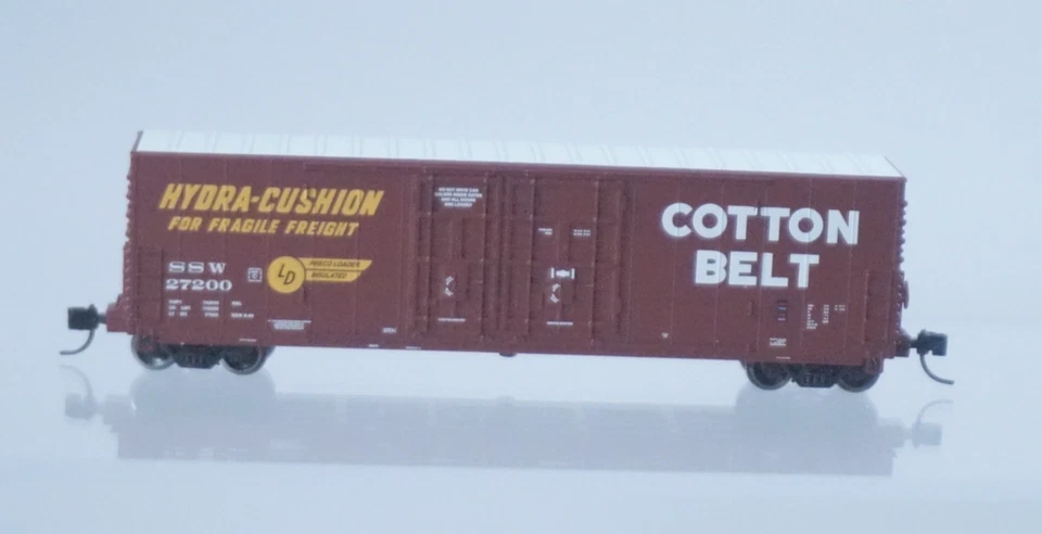 Wheels Of Time COTTON BELT 27200 N Scale 50' Box Car - 61059 - Image 2 of 3