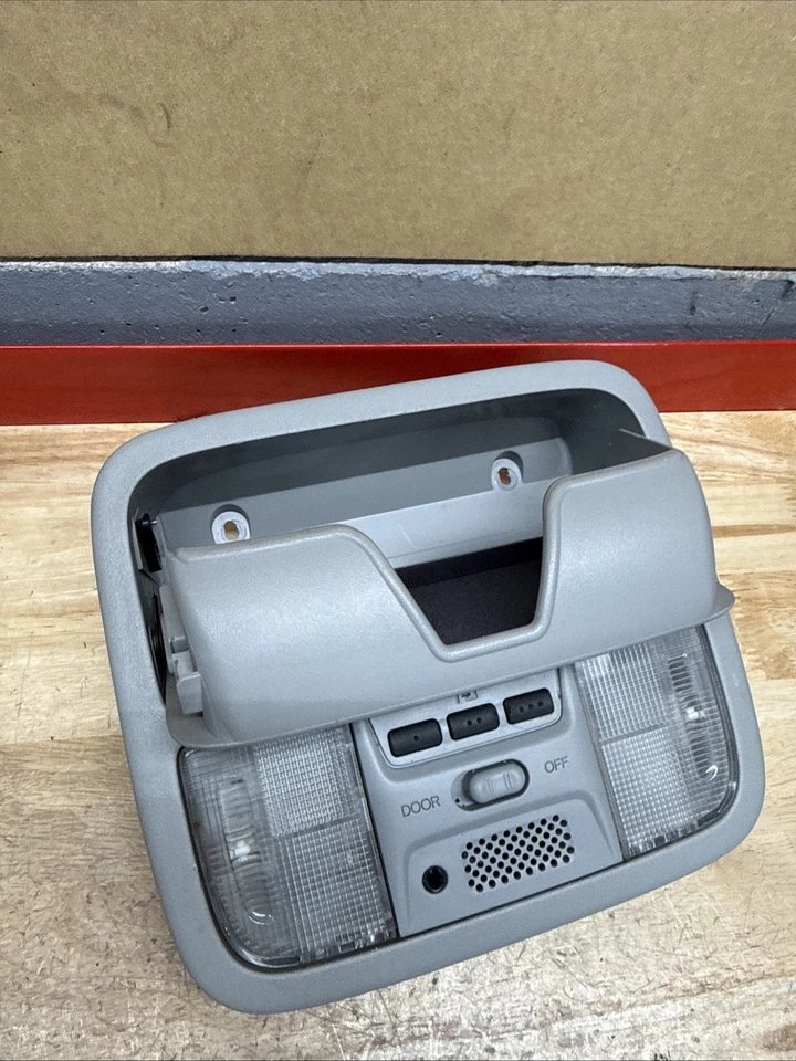 2003-2008 Honda Pilot Dome Light Gray OEM Overhead Console HomeLink 2 Lens Testd Foto 4 de 4