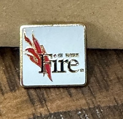 Vintage Fort Worth Fire CHL Central Hockey League Hat Lapel Cap Pin