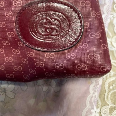 Gucci Vintage Clutch Red 67-039-5229 | eBay