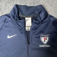 University of Pennsylvania Large Nike Dry Fit Basketball Training Hoodie Ivy