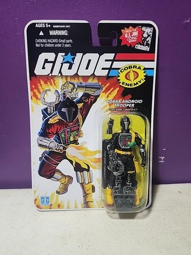 2009 Hasbro GIJOE Cobra Android Trooper "BAT" 3.75" Figure Comic Version