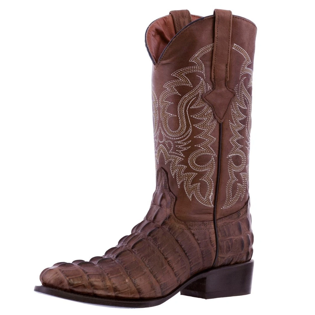 Bottes Western Texas Boot Company – Taille 7.5 E – Cuir Marron – Bout Pointu