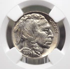 1936 "P" Indian Head BUFFALO Nickel 5c NGC MS65 #009 Gem BU Unc ECC&C, Inc.