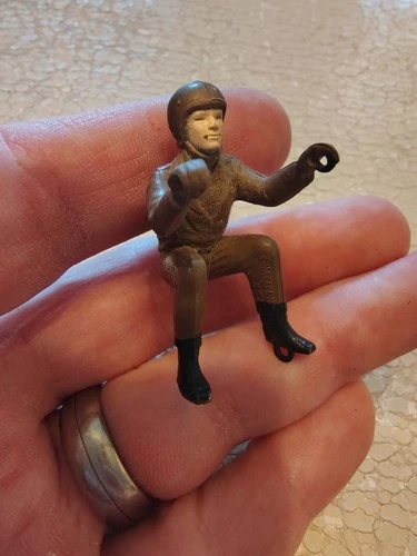 Hot Wheels RRRumblers Road Hog Brown Driver Rider Figure Only Redlines