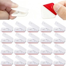 20 Pieces Self Adhesive Clips, Wall Clips,Tapestry Hangers,Photo Holders for ...