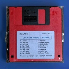 Roland Keyboard Style Disk - Floppy Disk Styles für Roland Keyboards - COUNTRY 
