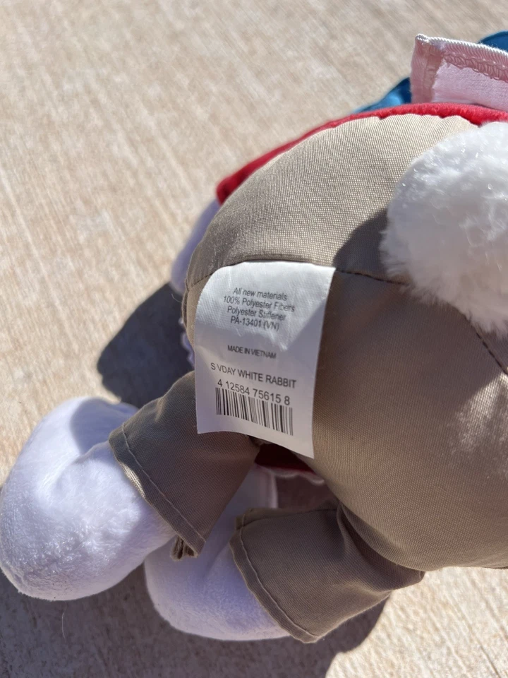 Disney Store Exclusive Alice In Wonderland Plush White Rabbit 16" - Image 3 of 4