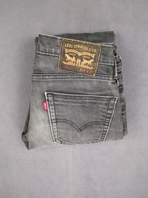 Levi's Skateboarding Jeans 511 W29 L32 Grau Stonewash Slim Rock Grunge