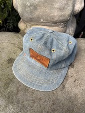 Vintage 70  s Levi  s Orange Tab Denim Jean Strap Back Men  s Hat USA Made