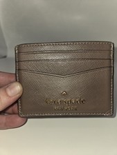 Kate Spade New York Staci Slim Card Holder Brown Taupe
