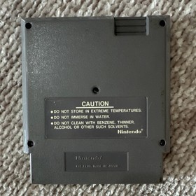 Nintendo Slalom NES Sports Series Skiing/Snowboarding Game Cartridge 1986