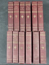 Antique Collection Of 1919 O. Henry Lot 12 Books Review Of Reviews Book set VTG