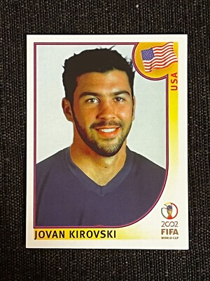 AUFKLEBER PANINI WM JAPAN KOREA 2002 JOVAN KIROVSKI USA # 292 NEUWERTIG
