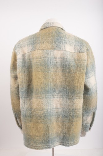 Zara Mens Shacket Jacket Blue Button Down Blue green XL X-Large 7545/527 NWT - Picture 5 of 6