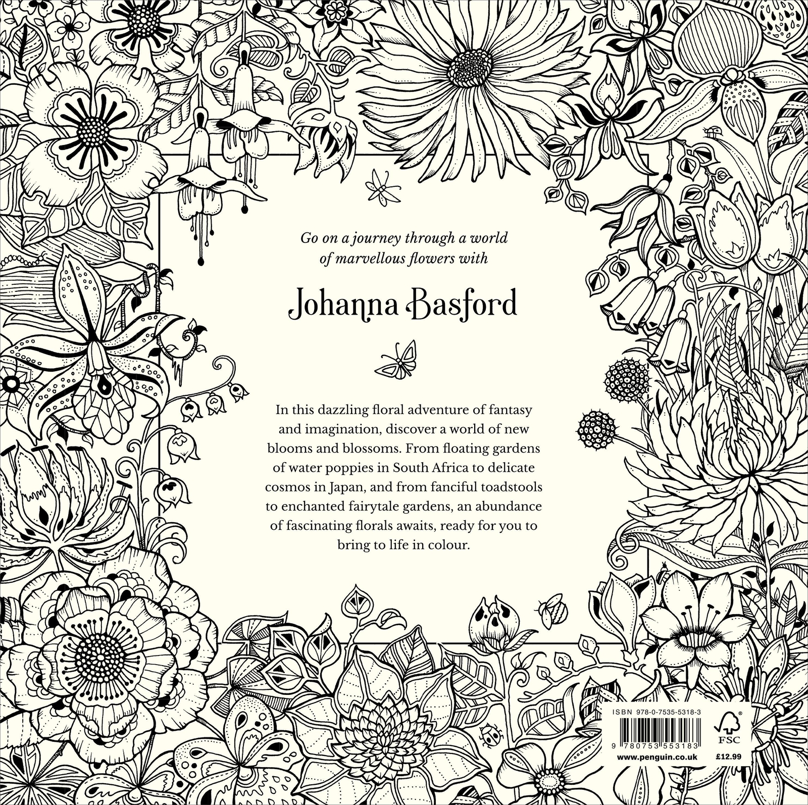 Thumbnail - World Of Flowers | A Colouring Book And Floral Adventure | Johanna