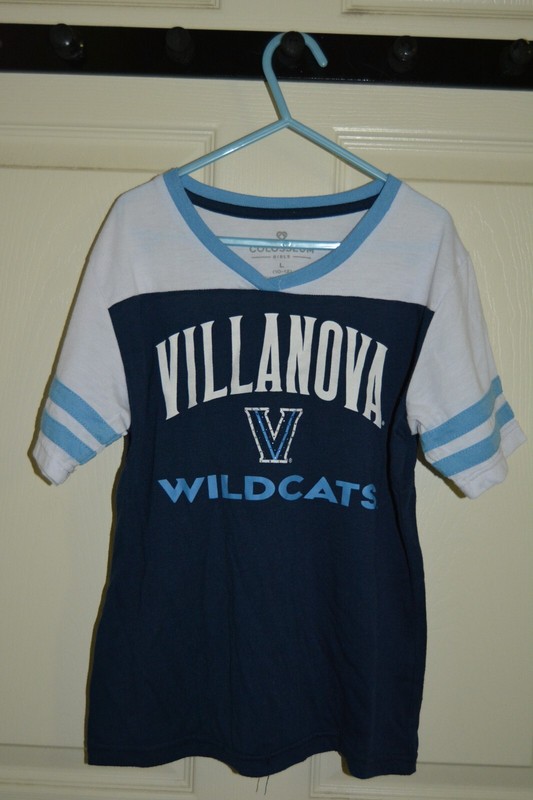 Girl's Colosseum Villanova Wildcats T-shirt - Excellent Condition - Youth Large