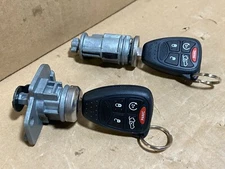 2008 2009 Chrysler Aspen Ignition & Left Door Lock Cylinder w/ Matching Keys NOS