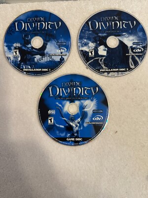 Divinitus Cd Divine Divinity - (PC 2002 CDV Software) - THREE CD'S ONLY!!! | eBay
