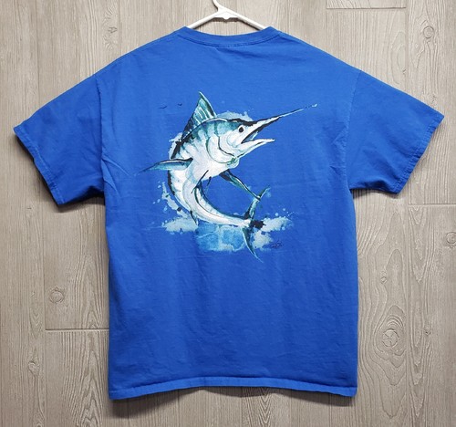 T-shirt Manches Courtes Costa Del Mar / Gildan – Gris, Taille L – Thème Plage/espade