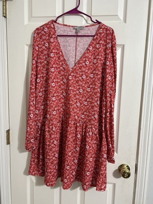 Asos Mini Textured Red Floral Boho Smock Dress Size 10 Flowy Oversized | eBay Asos Mini Textured Red Floral Boho Smock Dress Size 10 Flowy Oversized | eBay