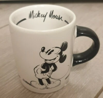 TASSE Café / Coffee Cup / Kaffeetasse MICKEY BD NOIR / Black Disneyland Paris
