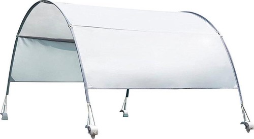 Sombra de dosel de piscina 9 pies y piscina rectangular más pequeña UPF 50+ e impermeable