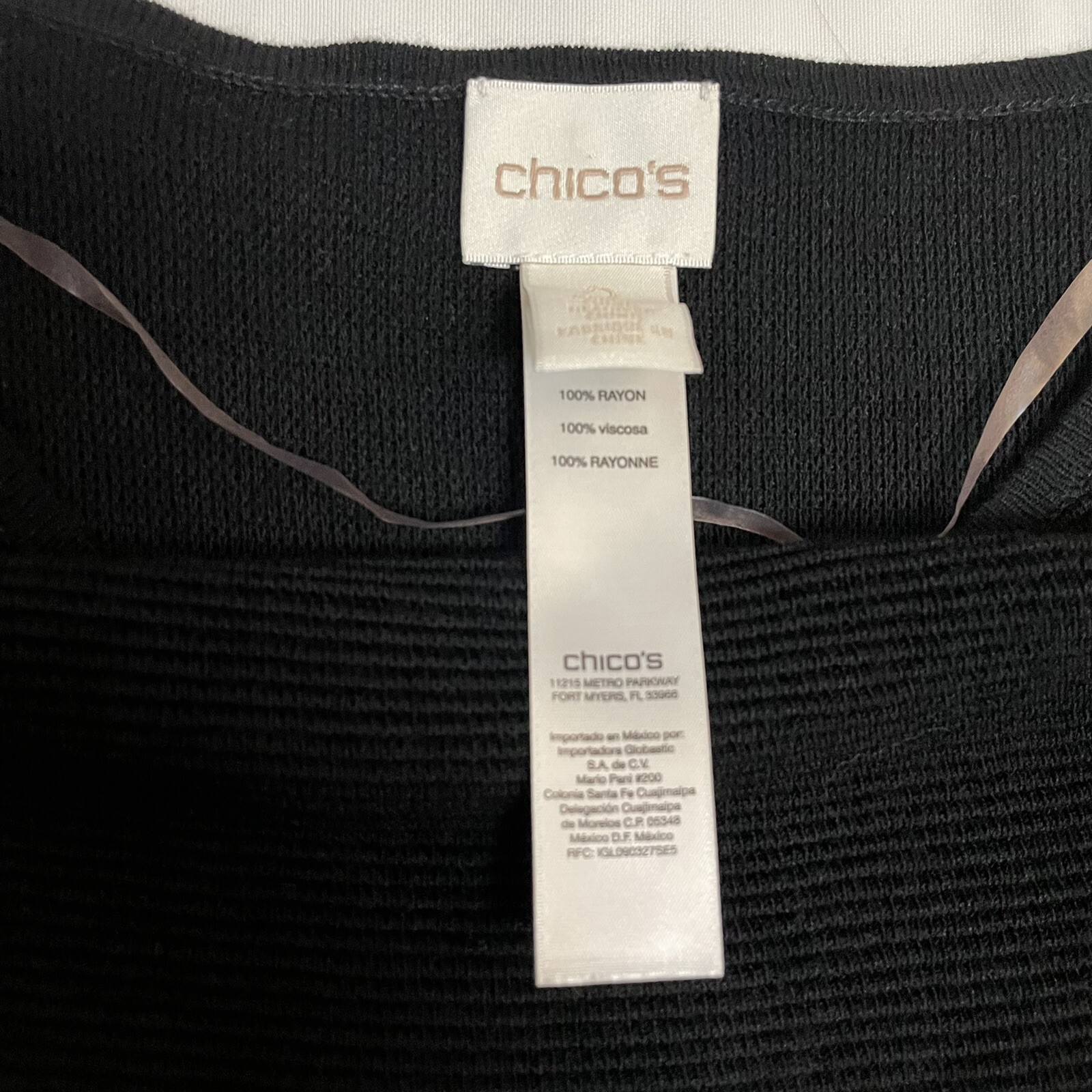 Chico's Side-Button Nicolette Pullover Black Knit… - image 10