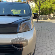 For Fiat Fiorino 2008-2022 Batman Bat Wing Mirror Cover Piano Black Abs Pair