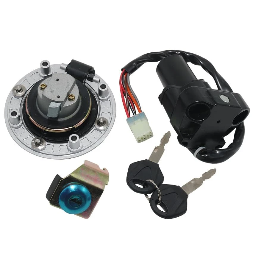 Interruptor de encendido tapa de gas llave de bloqueo de asiento para Suzuki GSXR1300 Hayabusa 1999-2007 06 Foto 3 de 4