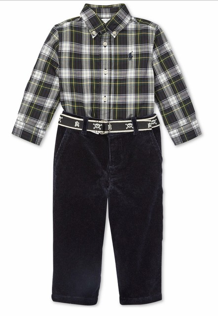 baby boy plaid shirt