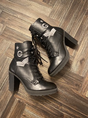 g by guess combat boot