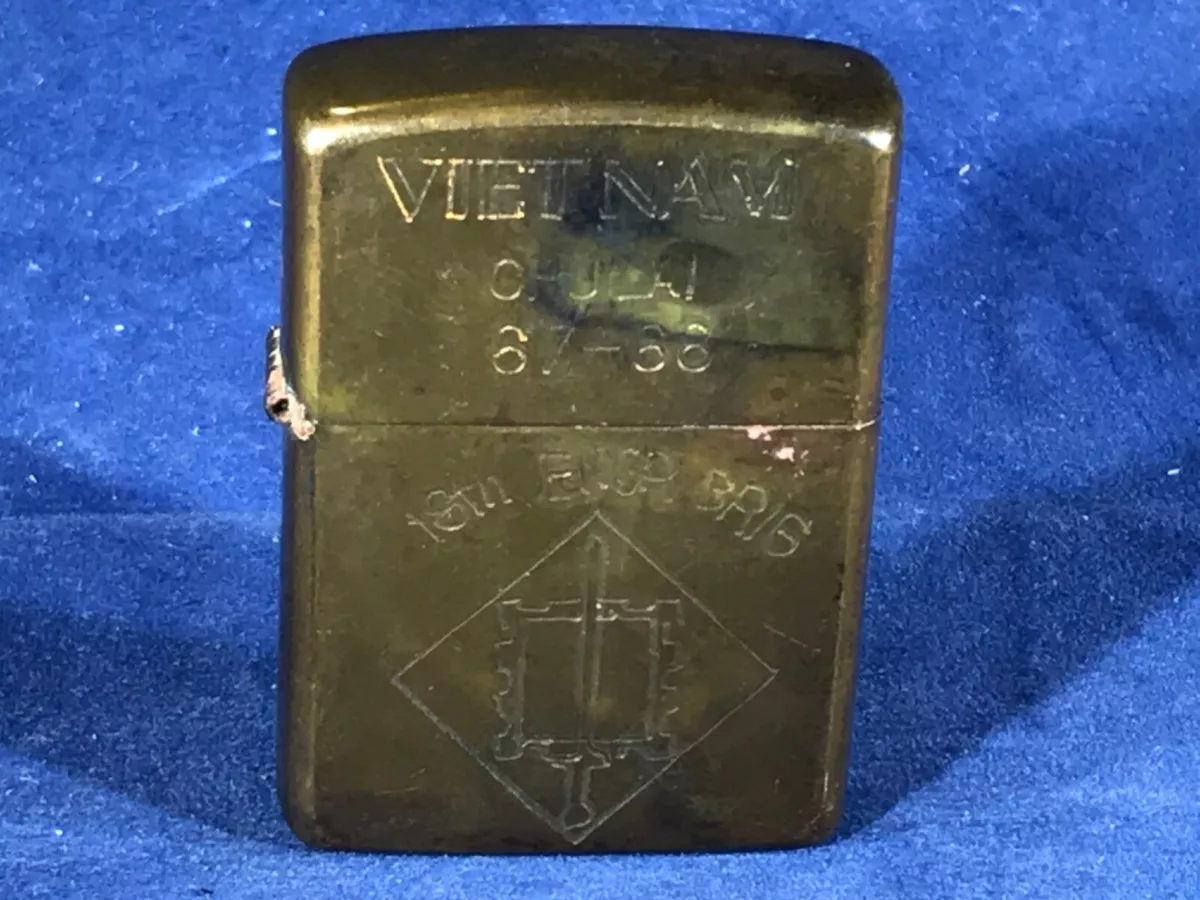 filthy opfindelse fryser B3-29 MILITARY LIGHTER - ZIPPO - VIETNAM CHULAI 67-6I - 18th ENGR BRIG  FRONT | eBay