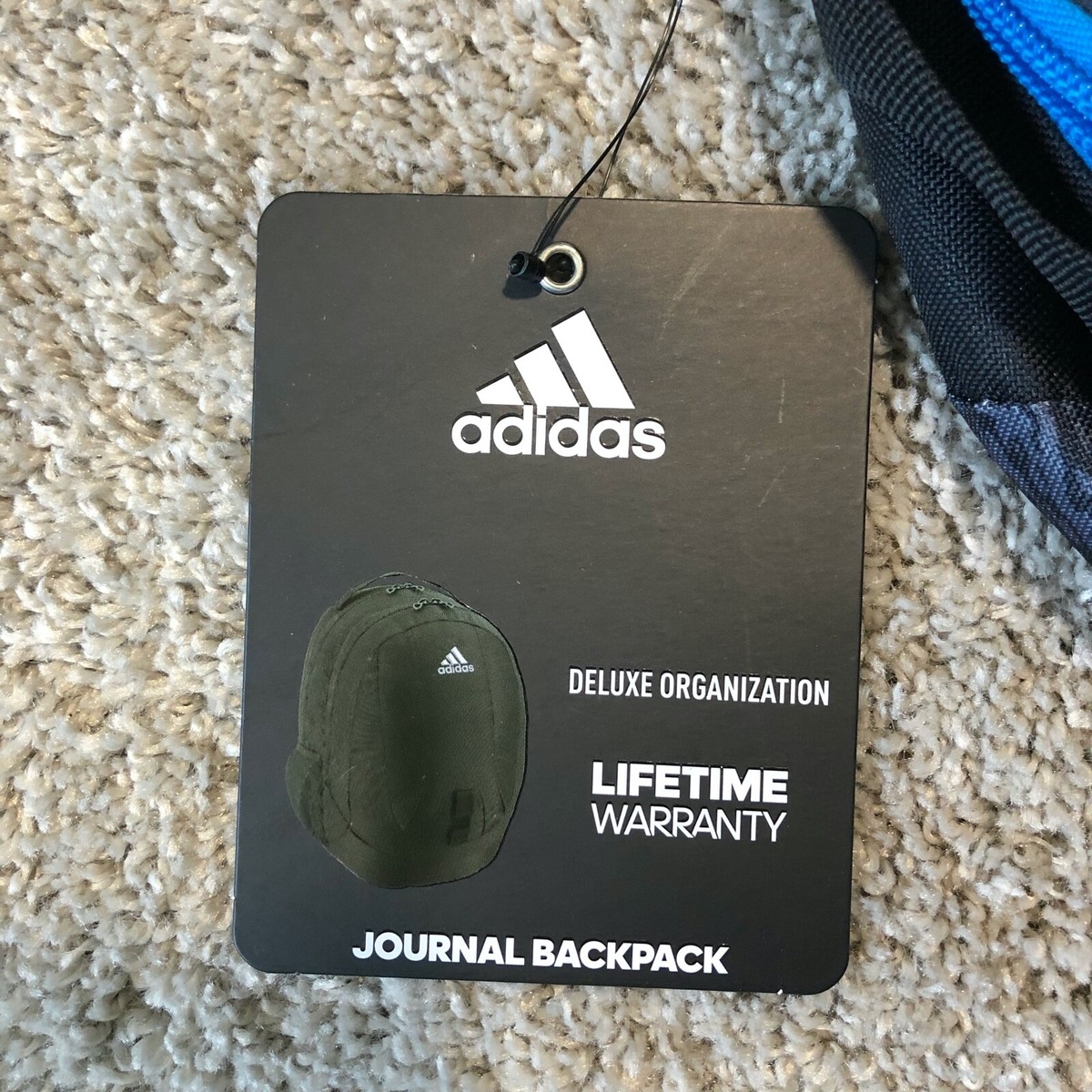 ADIDAS DELUXE BLUE GRAY JOURNAL MEDIUM Backpack SCHOOL BAG LARGE CAPACITY |  eBay