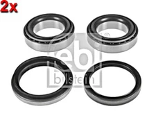 FEBI 2x Wheel Bearing Kit Front Left Right For KIA Rio 00-05 51720-FD000