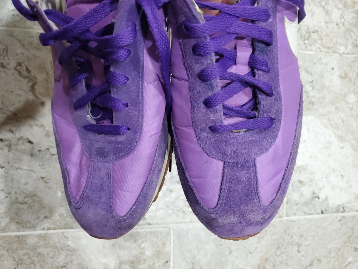 ナイキ ユニバース US10.5 nike universe vintage ULTRA RARE VINTAGE 1980'S NIKE OCEANIA PURPLE RUNNING SHOES