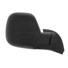 Citroen Berlingo 2012-> Electric Door Wing Mirror Black Drivers Side Right Hand