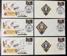 Lot of 6 STS 135 Last Shuttle Flight , Launch & Landing w/KSC & Houston Cancels