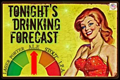 ADJUSTABLE GAUGE BAR SIGN! FUNNY MAN CAVE METAL 8''X12'' USA! BEER DRINKING DECOR