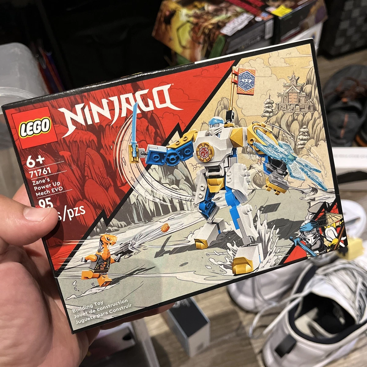 LEGO NINJAGO Zane s Power Up Mech EVO 71761 Playset 95 pieces eBay