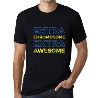 ULTRABASIC Herren T-Shirt Down Syndrom Zusatzchromosom Extra