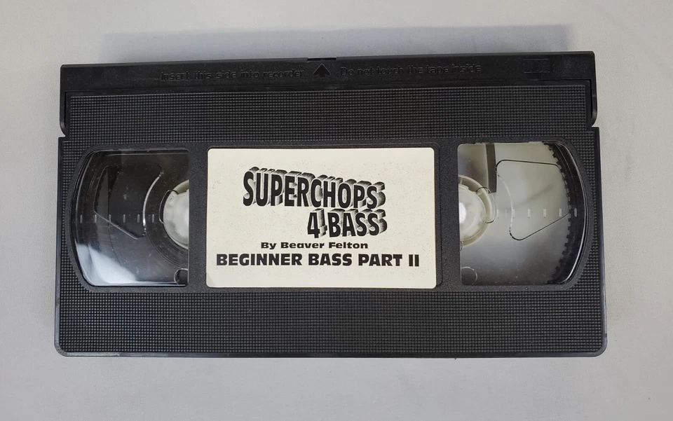 Beginner Bass Part II Beaver Felton Superchops VHS Music Instruction Tape HTF - Image 3 of 4
