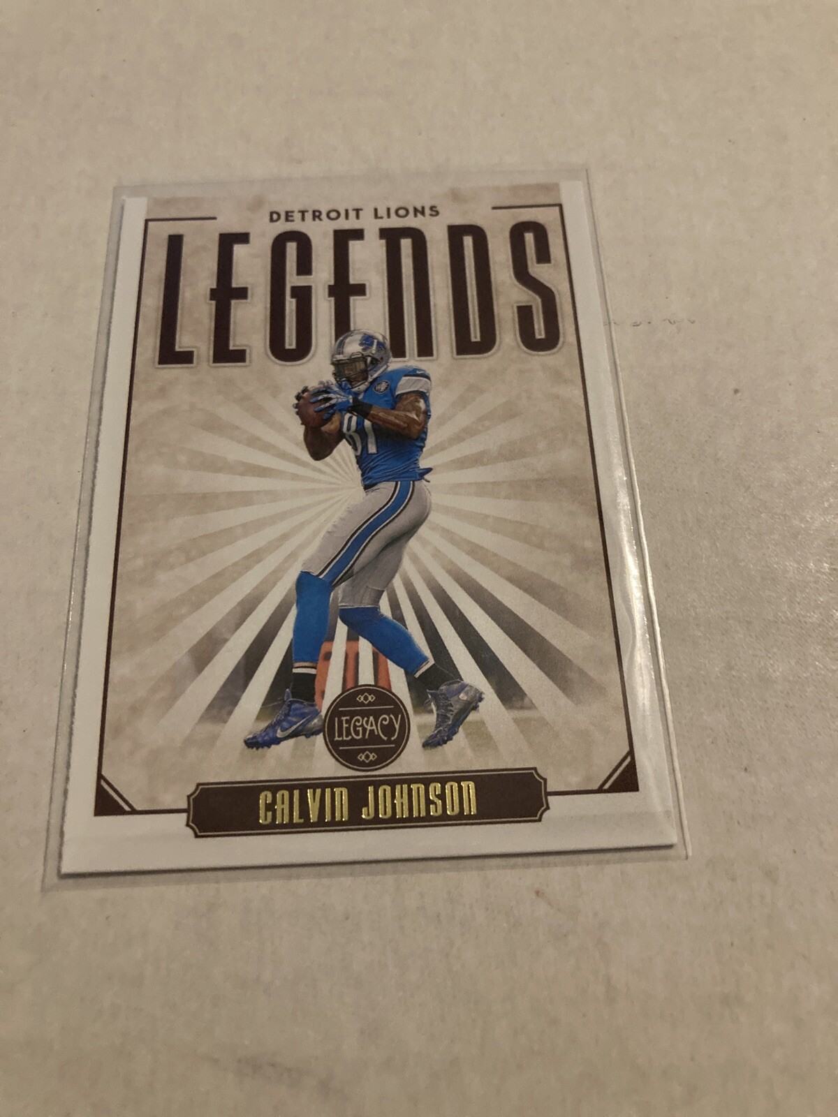 2020 Panini Legacy LEGENDS - Calvin Johnson Lions #107