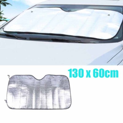 Car Windshield Sunshade Sun Visor Cover Window Sun-Shade Block Protector Silver