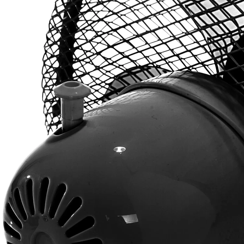 Ventilatore Ventolino Raffrescatore da Tavolo Aria AKAI 3 Pale Oscillante Nero, fotografia 12 di 12