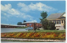 Woodstock N.B. Stiles Motel Hill View Ltd. Postcard New Brunswick Canada