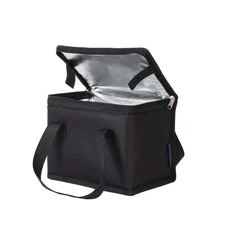 Foldable Insulated Lunch Box Water-Resistant Soft Cooler Bag Holds 10 Cans