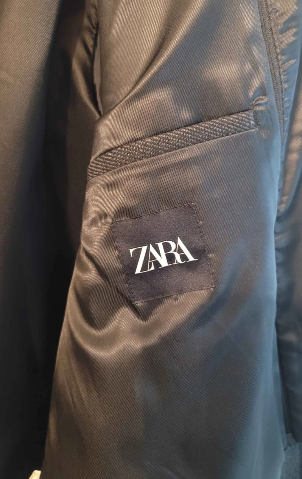 Zara Men's Coat With Detachable High Double Collar Size M NWT image 5